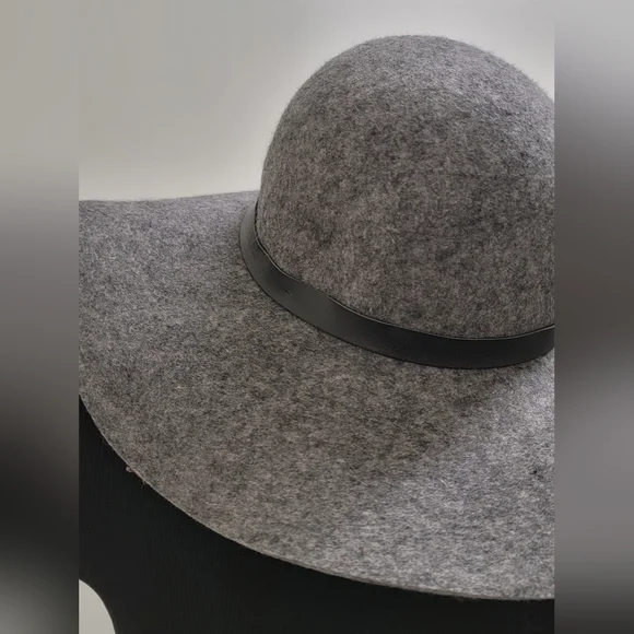 100% WOOL HAT WITH WIDE BRIM - Picture 7 of 11